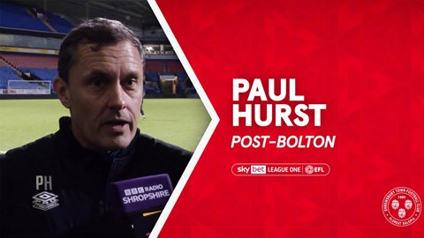 Post-Bolton | Paul Hurst